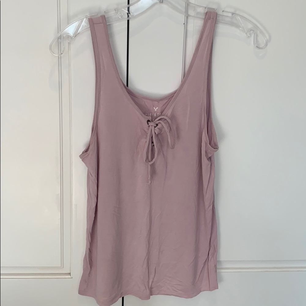 Light pink American eagle soft and sexy tank